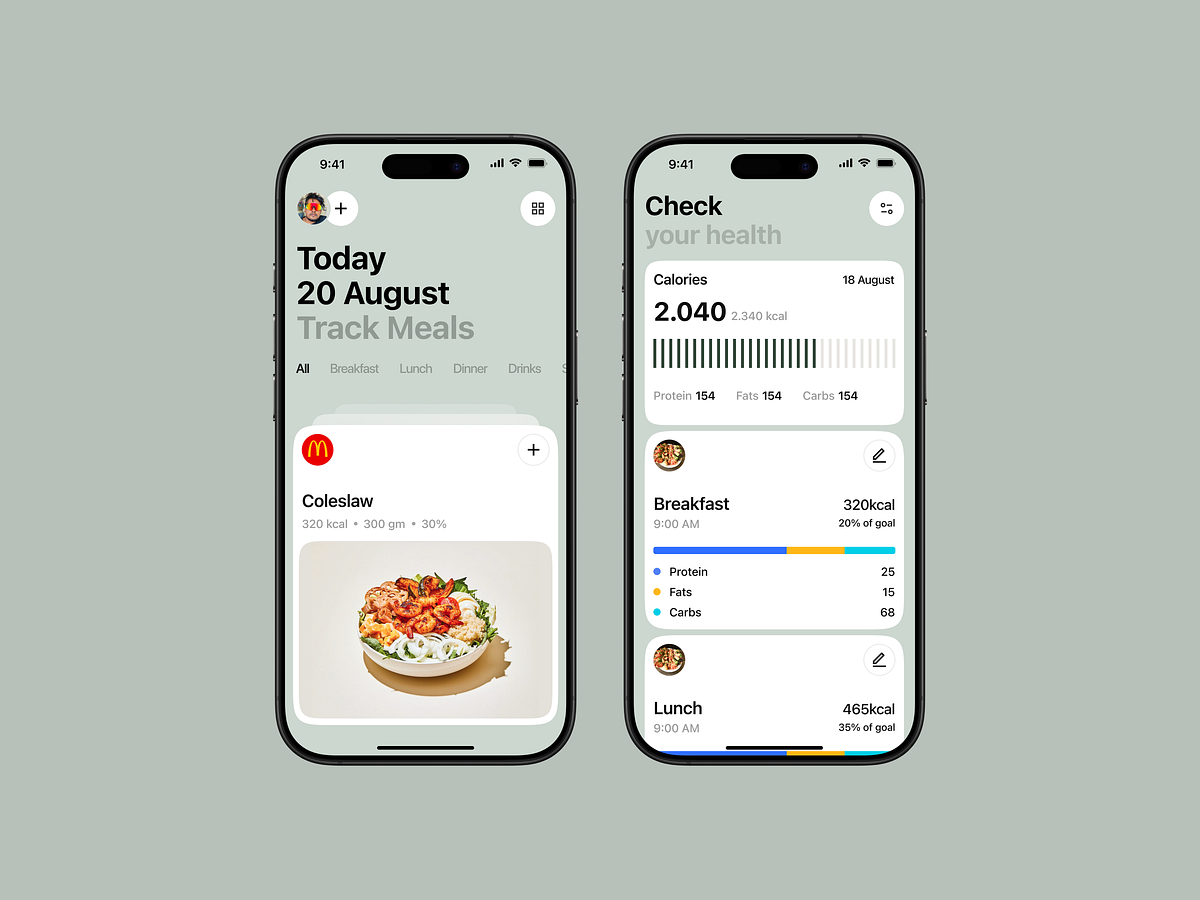 Meal Tracking Mobile App