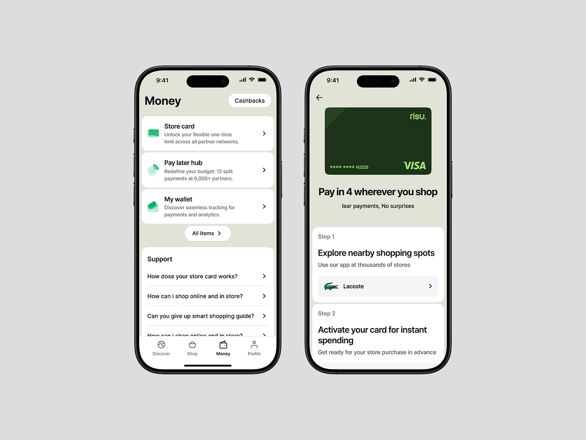 Finance & Wallet Mobile App UI