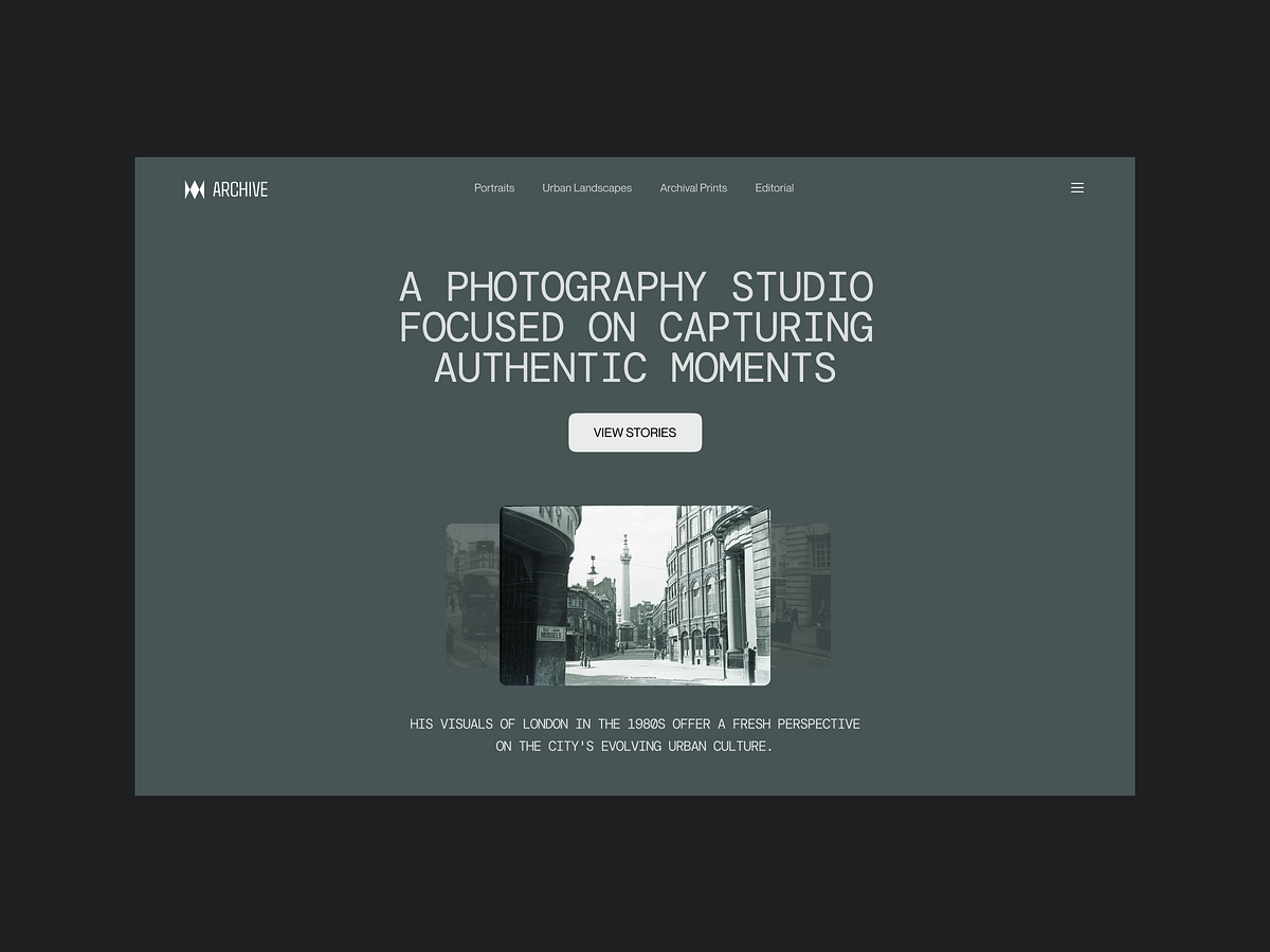 Photography Studio Landing Page