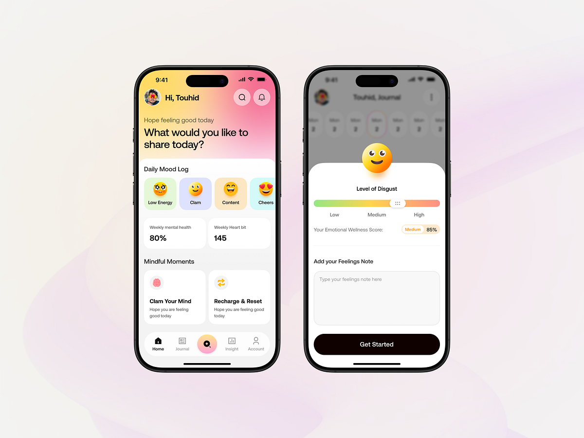 Emotional Health App UI