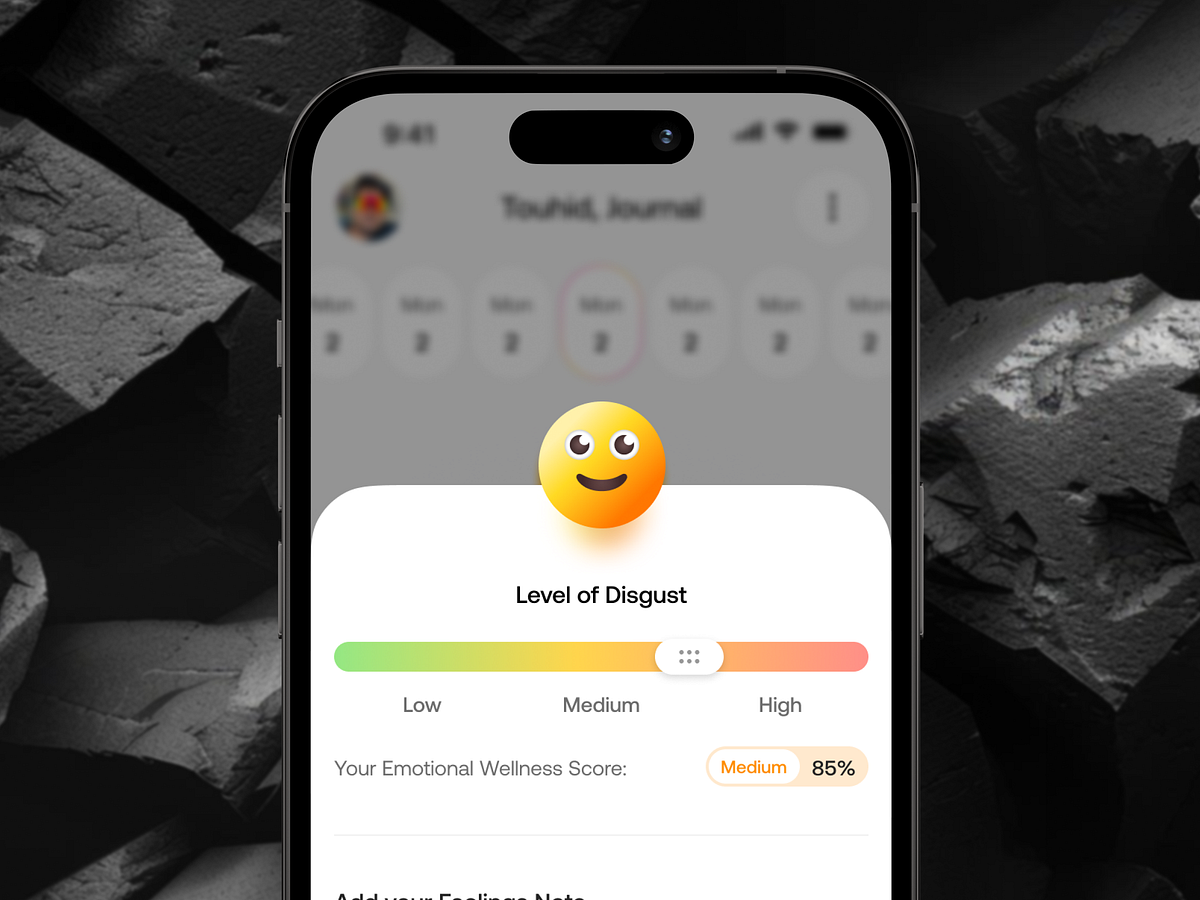 Emotional Health App UI Image 1