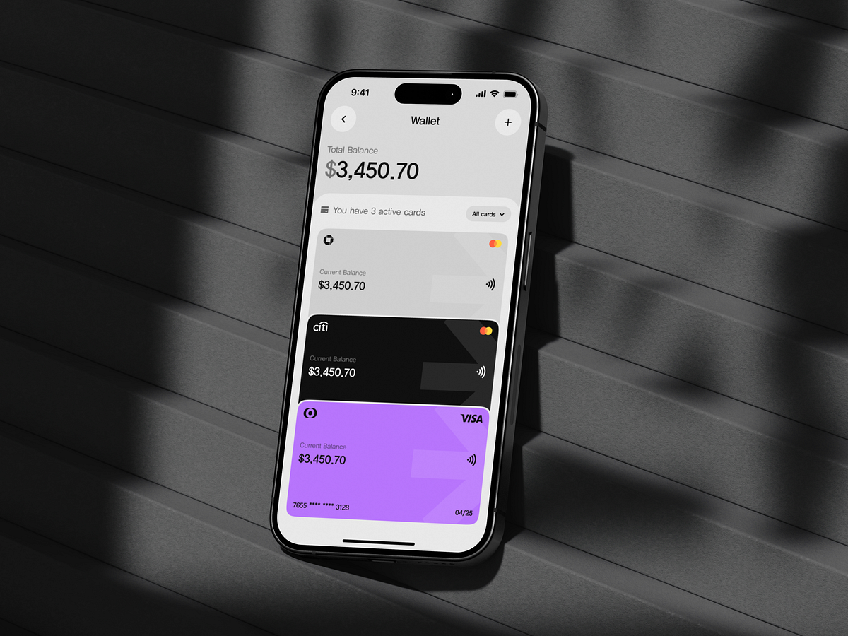 Fintech Wallet App UI Image 1