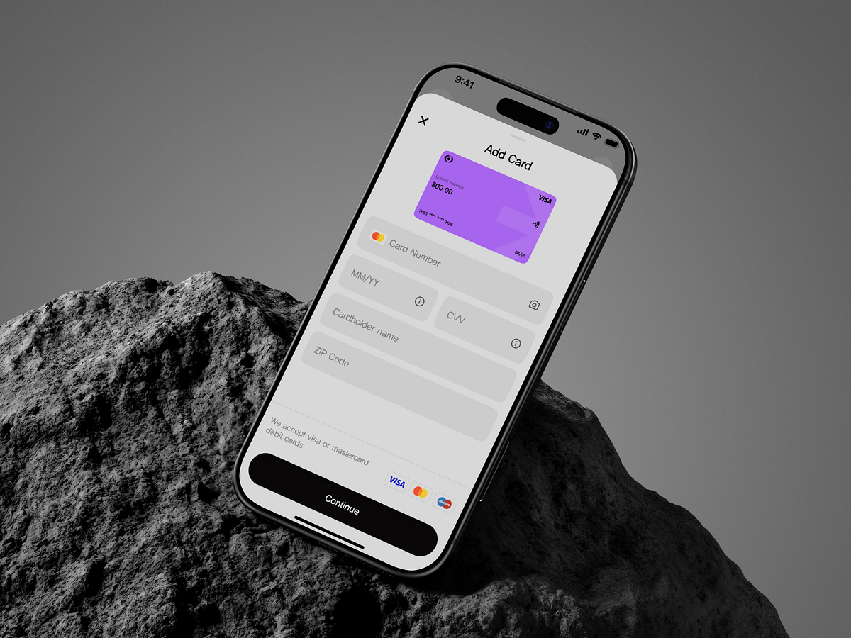 Finance Mobile App UI Image 0