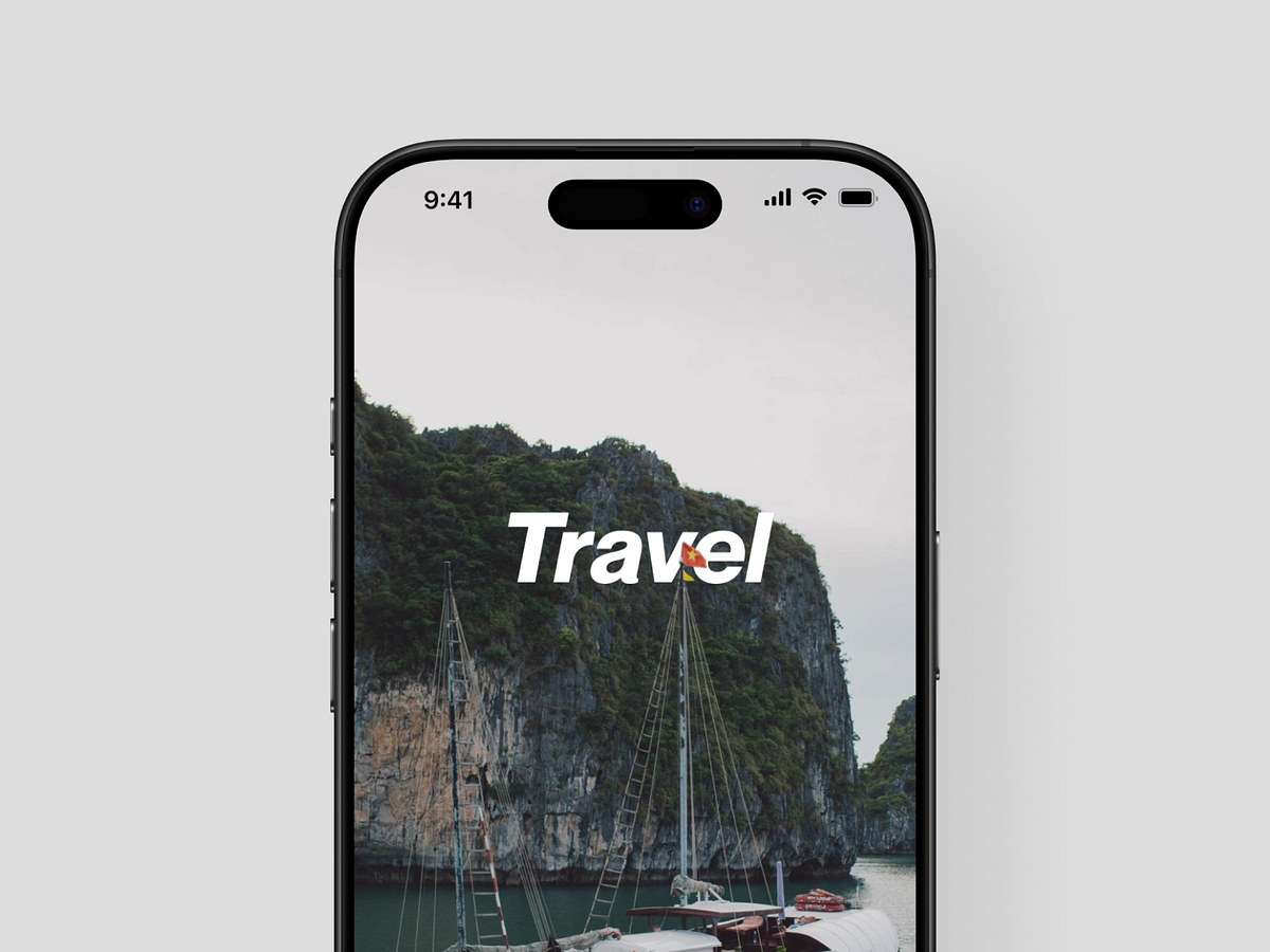 Travel Mobile App UI Image 1