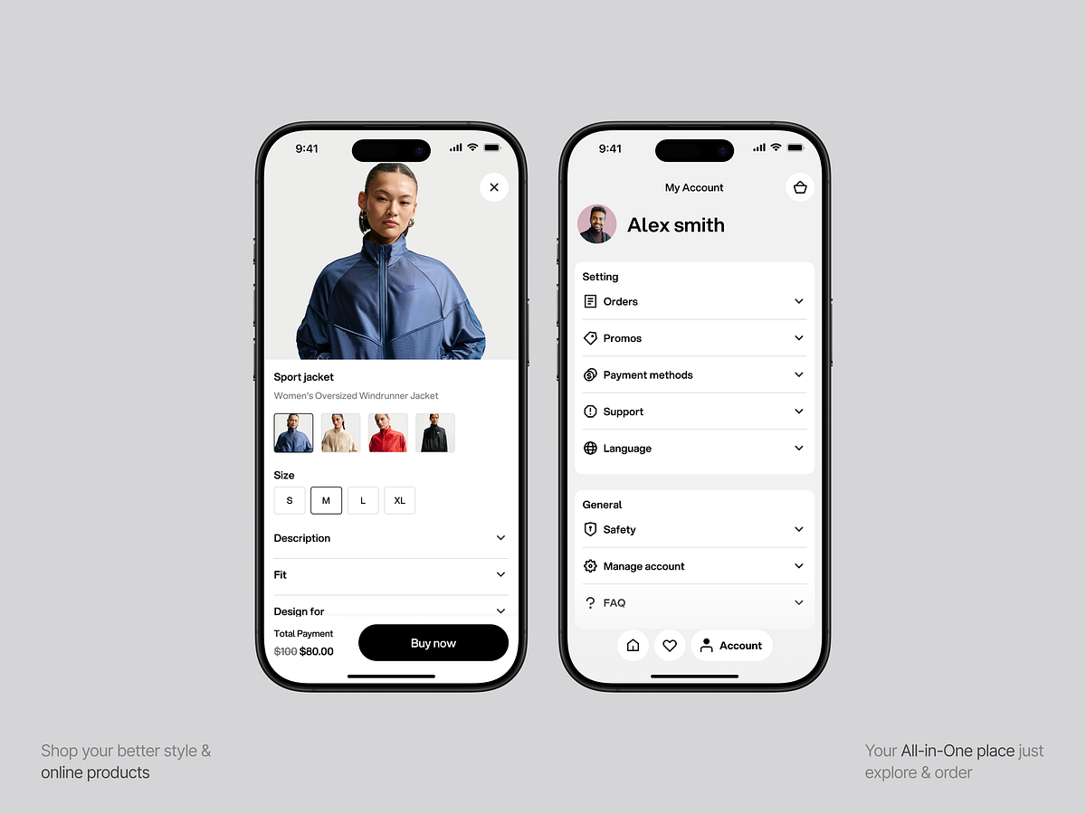 Veloura E-commerce App UI