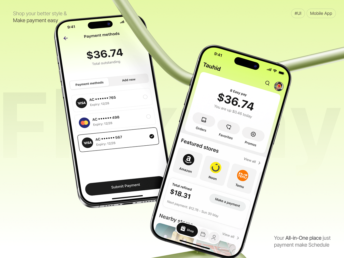 Flexpay Fintech App UI
