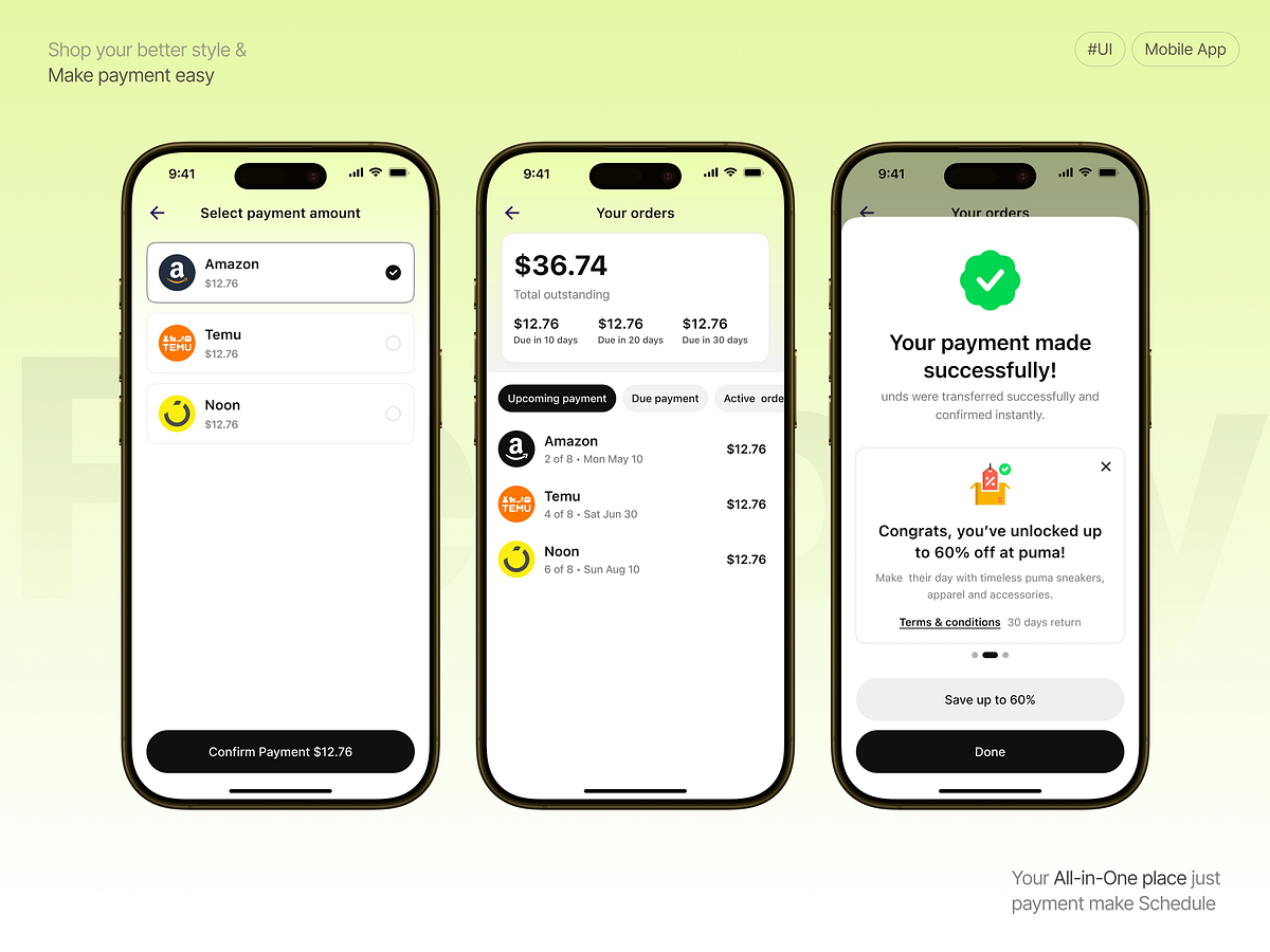Flexpay Payment App UI