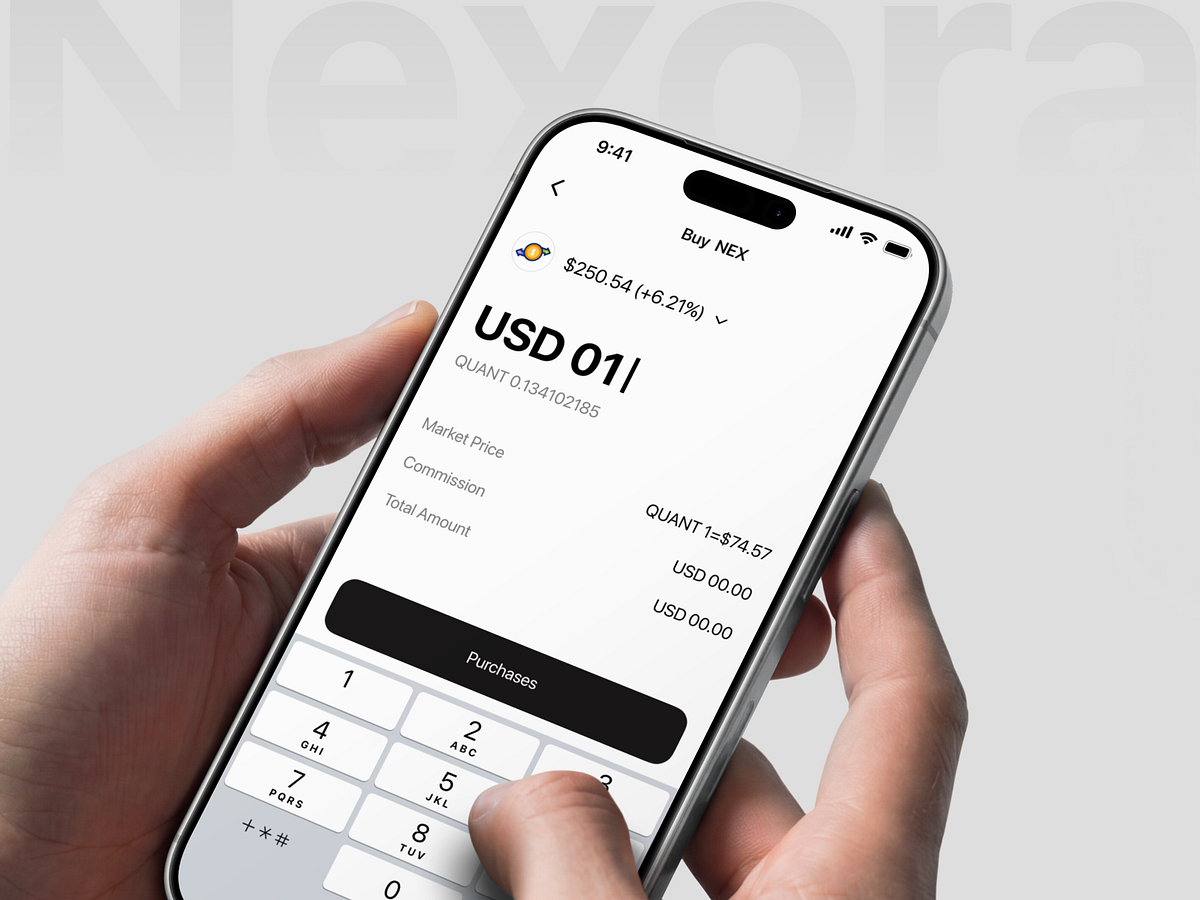 Nexcoin Investment App UI Image 1