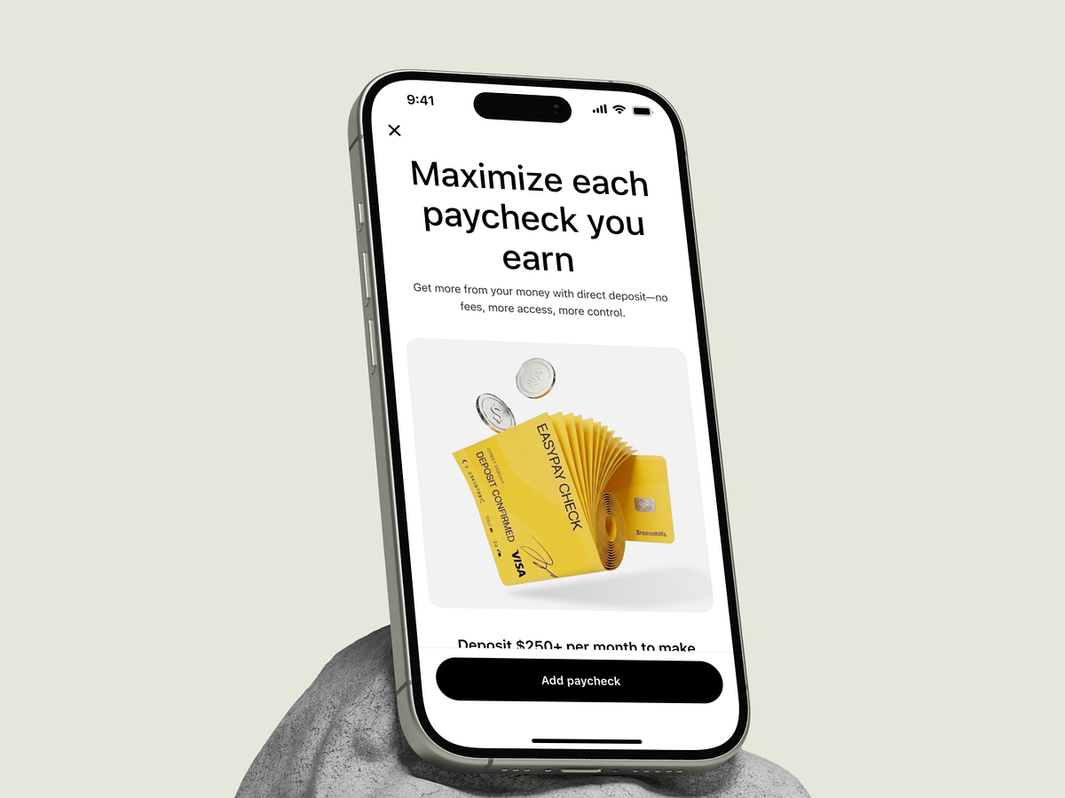 EasyPay Finance App UI Image 1