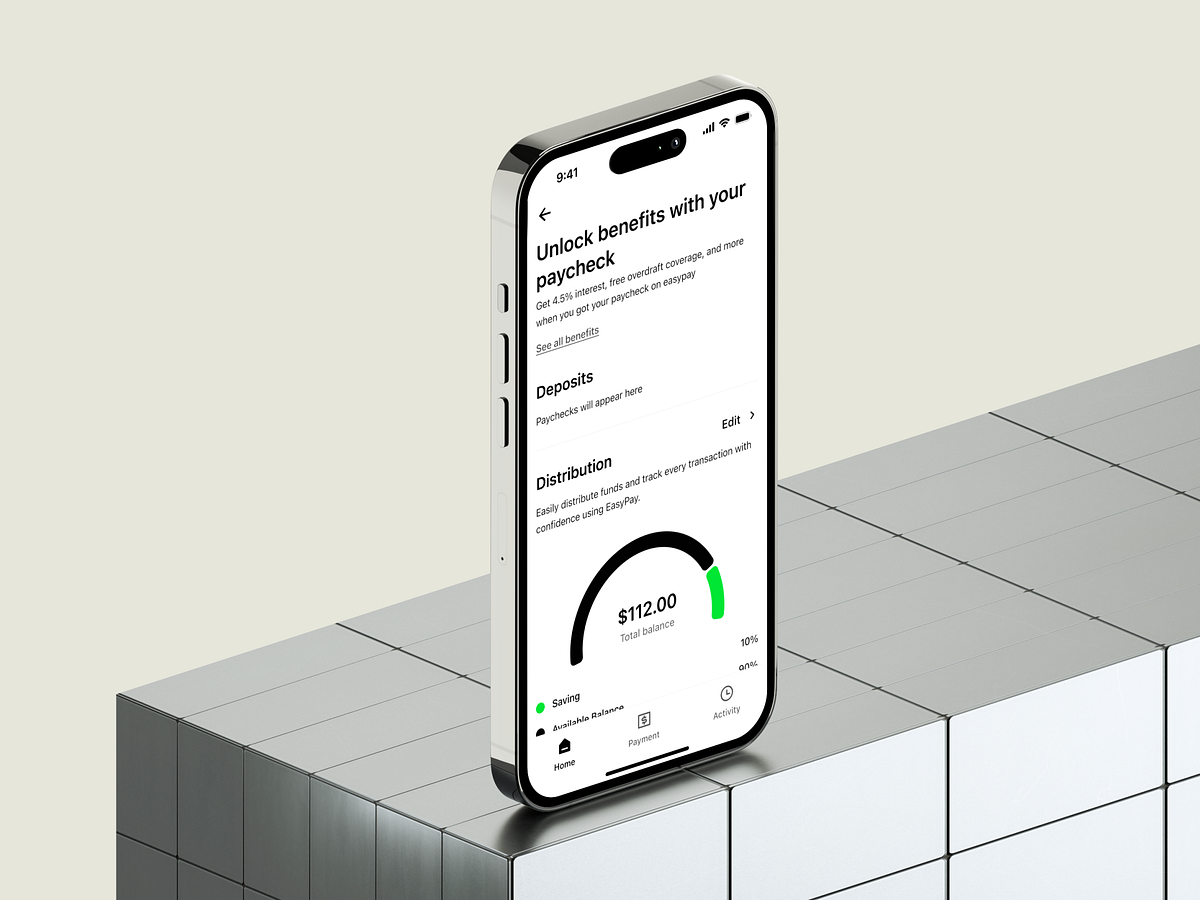 EasyPay Finance App UI Image 0
