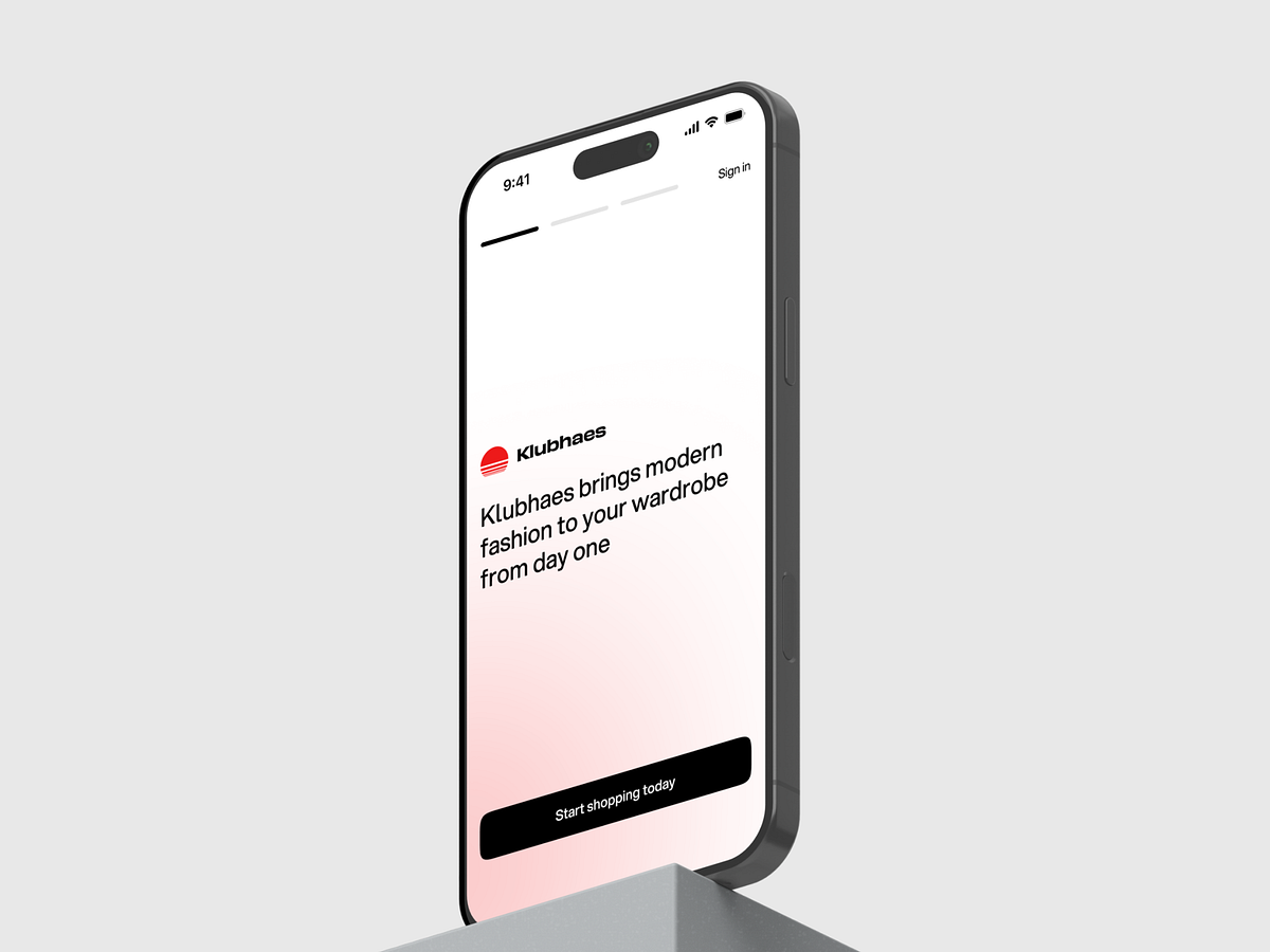 Klubhaes – Shopping App UI Image 0