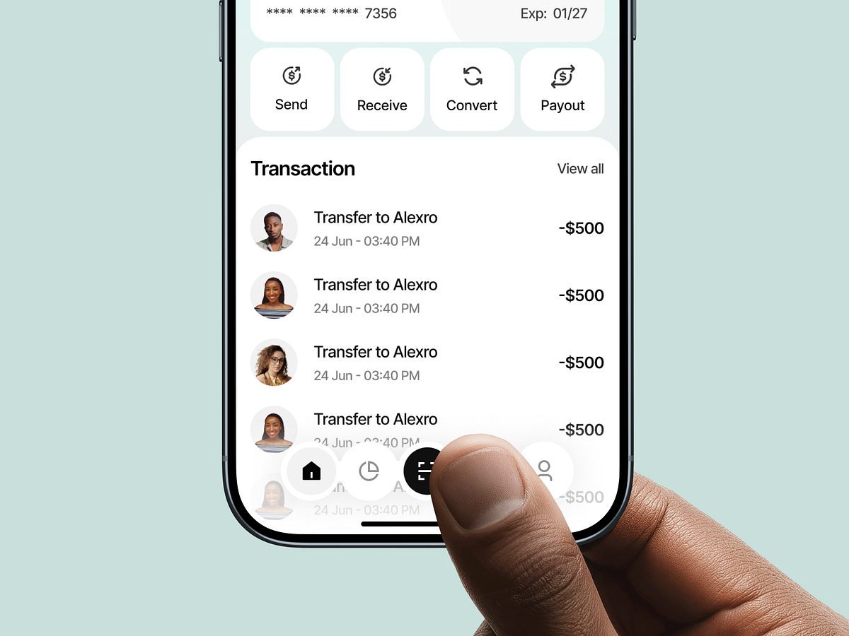 Aurex – Fintech Mobile App Image 2
