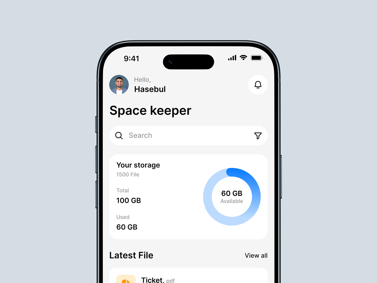 Space Keepr – Cloud Storage App Image 2