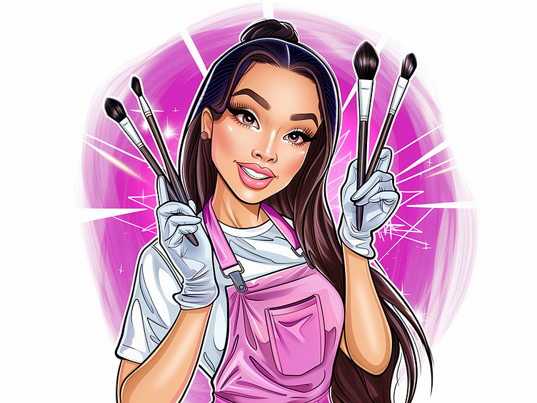 I will draw a cartoon logo portrait, and avatar from your photo