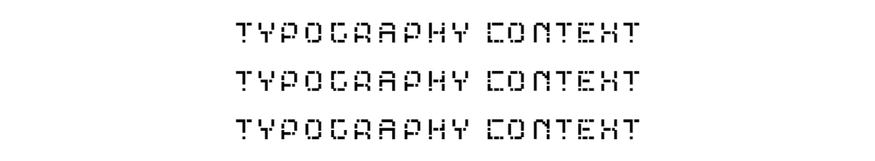 Typography Context — A Typographic Exploration