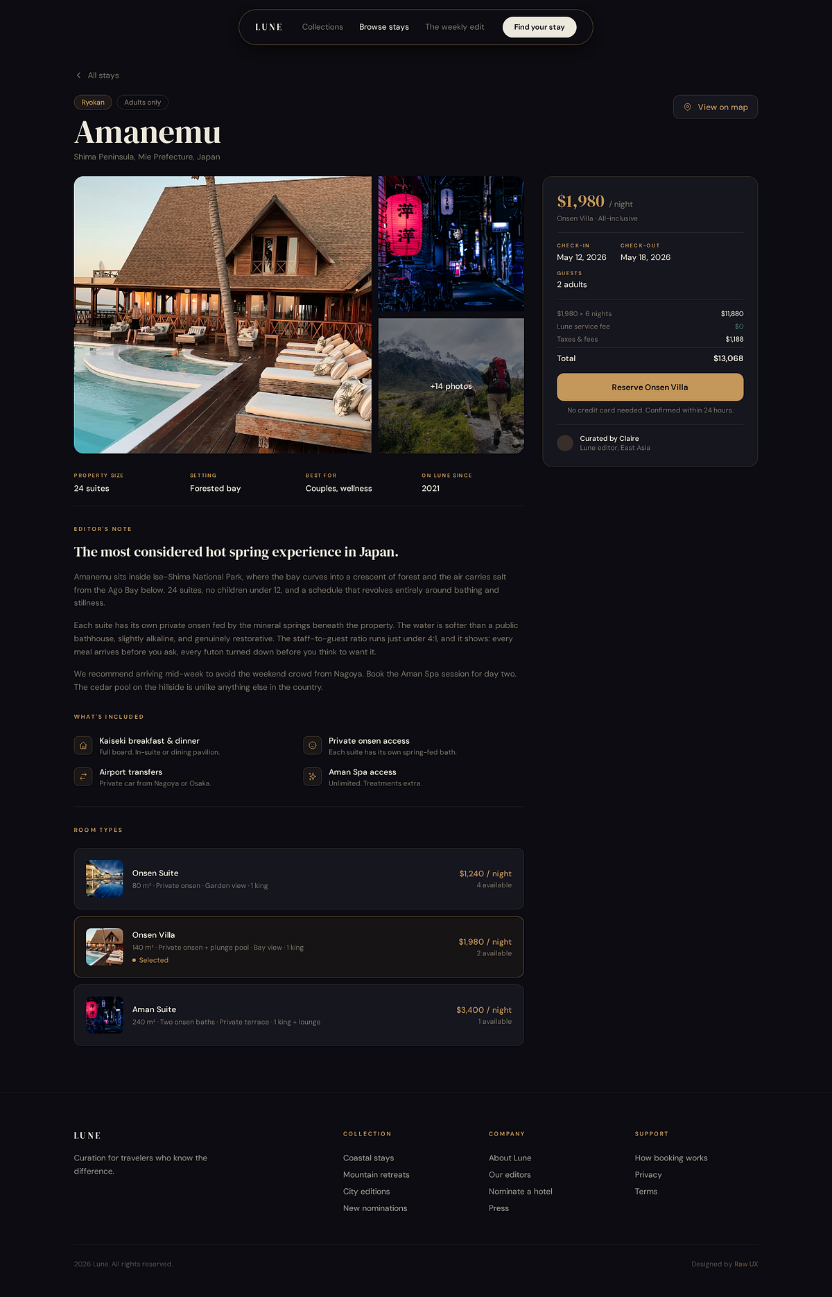 Lune | Luxury travel editorial designs Image 2