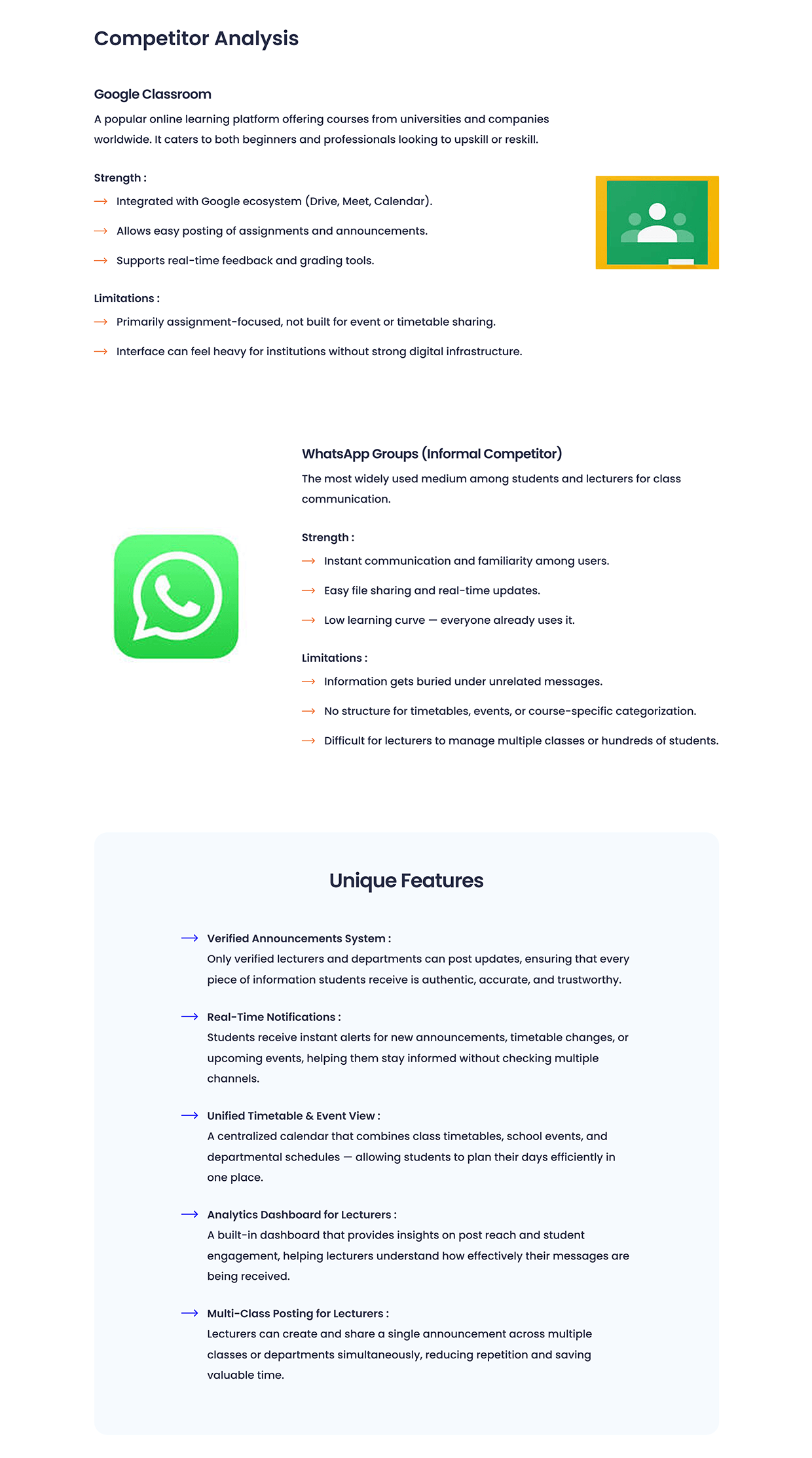 UniHub EdTech UX Case Study: Campus Updates Simplified Image 1