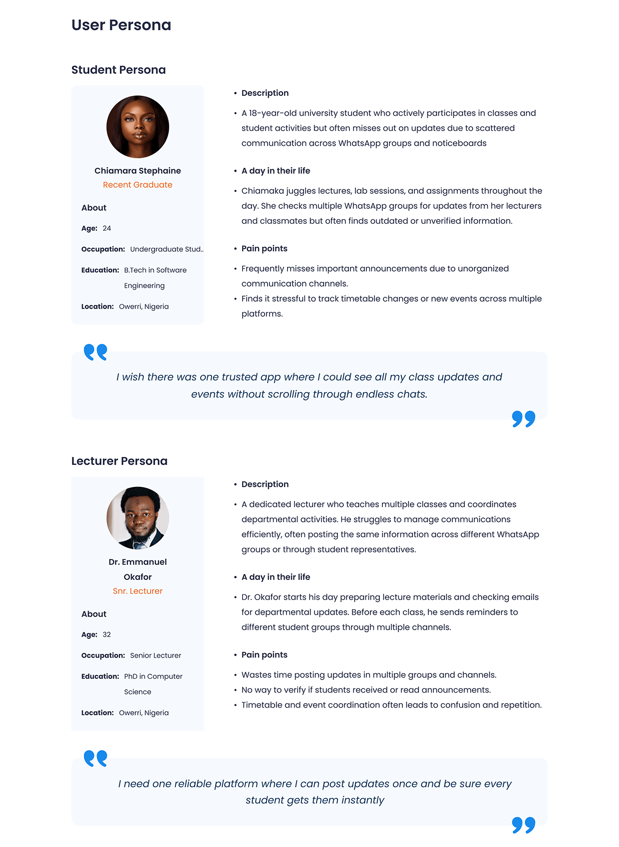 UniHub EdTech UX Case Study: Campus Updates Simplified Image 2