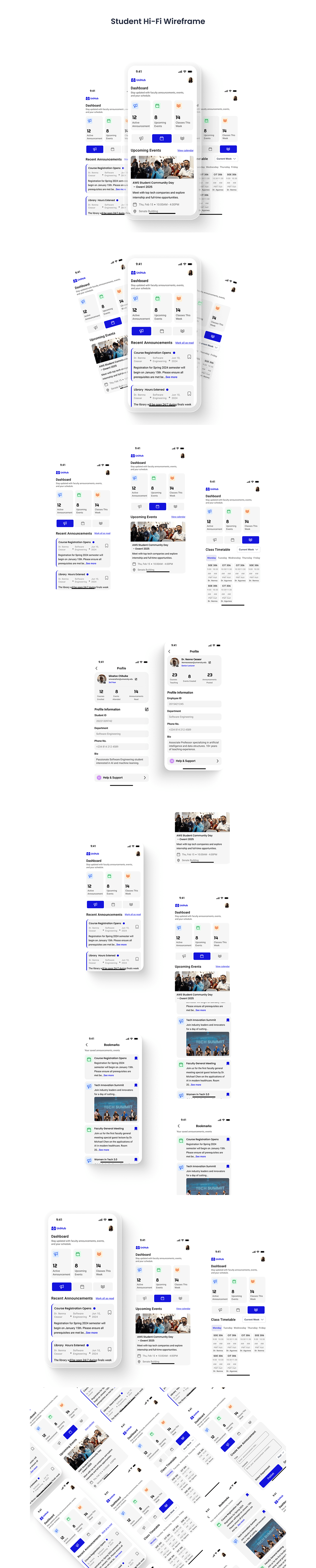UniHub EdTech UX Case Study: Campus Updates Simplified Image 8