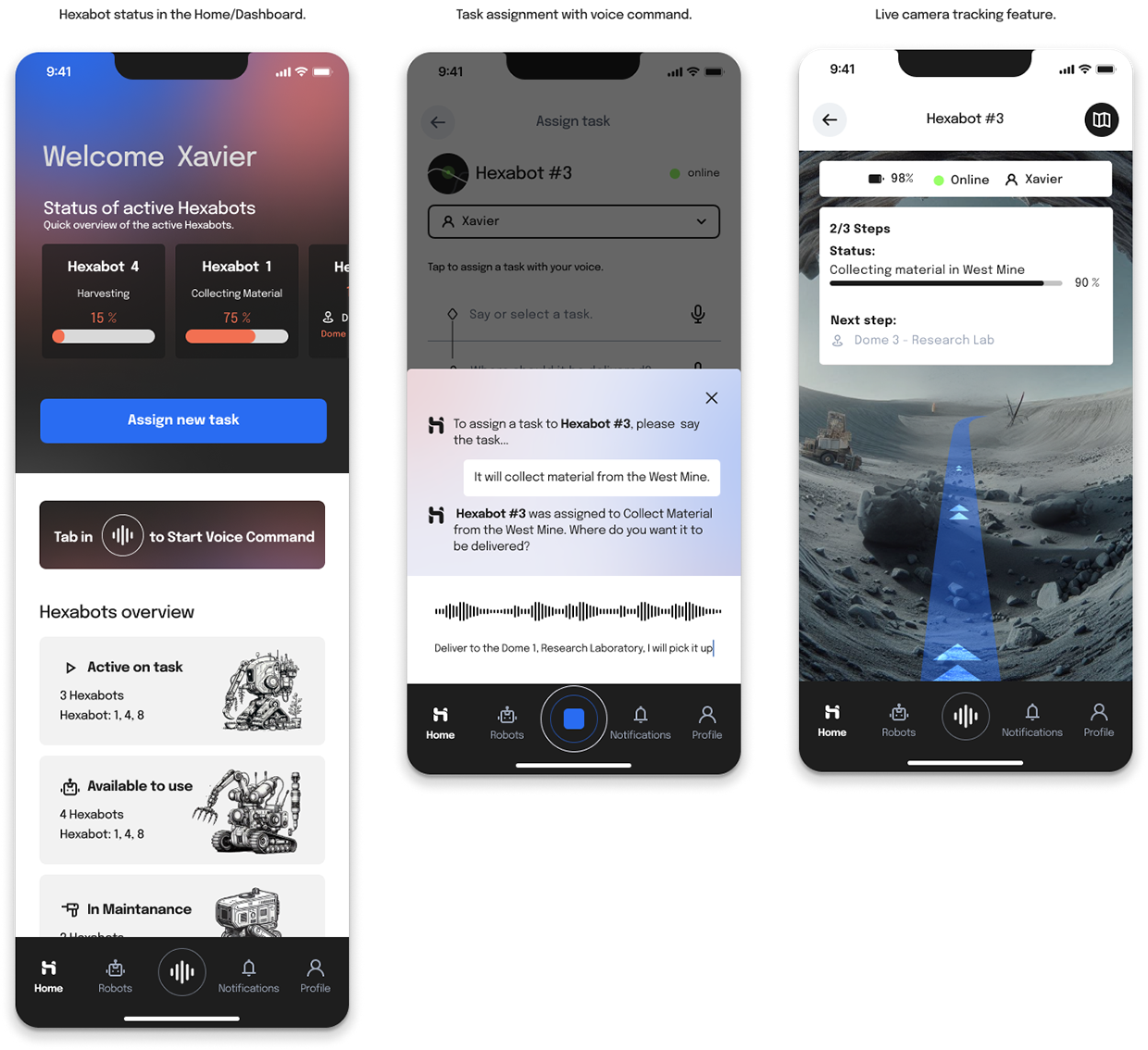 HexabotApp — Voice-First Interface for Lunar Robotics Image 0