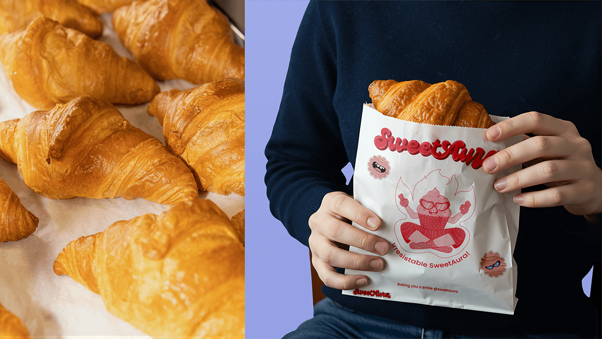 Sweet Aura - Bakery Brand Identity Design Image 0