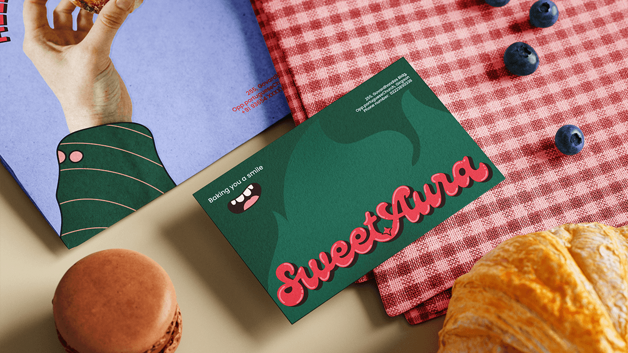 Sweet Aura - Bakery Brand Identity Design Image 1