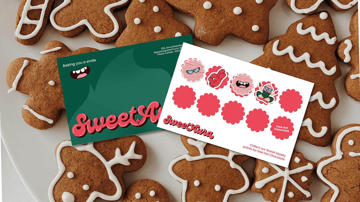 Sweet Aura - Bakery Brand Identity Design Image 4