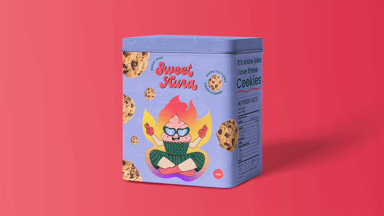 Sweet Aura - Bakery Brand Identity Design Image 5