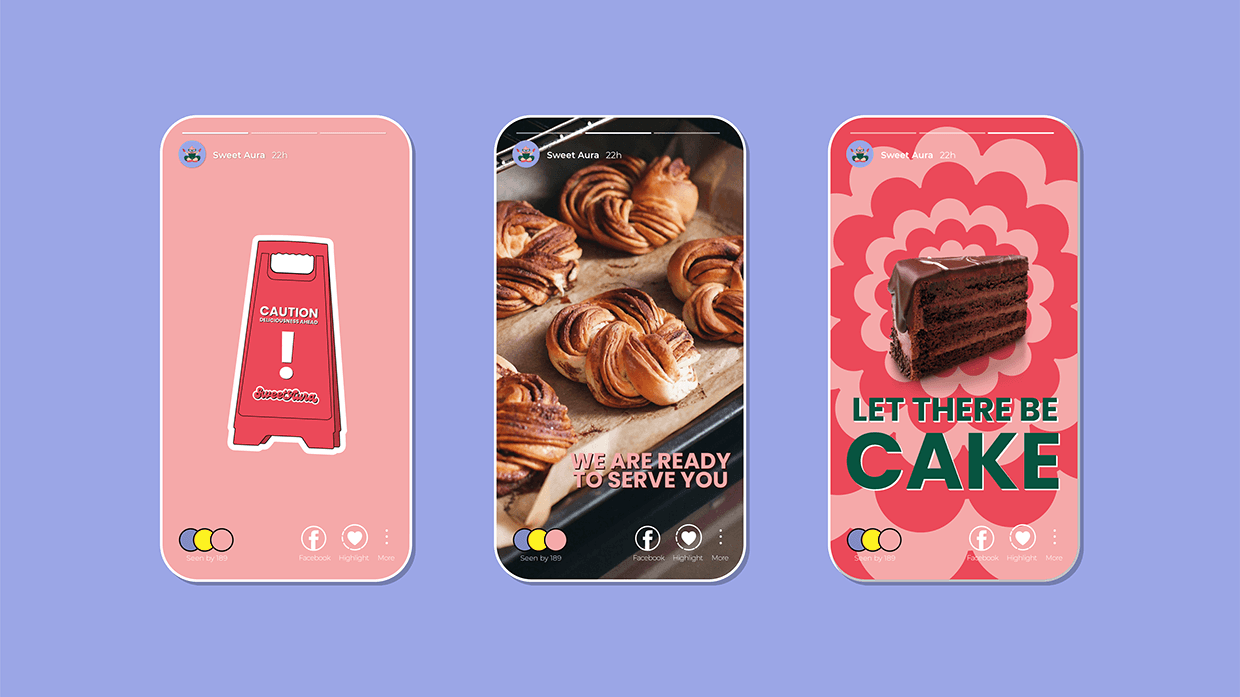 Sweet Aura - Bakery Brand Identity Design Image 15