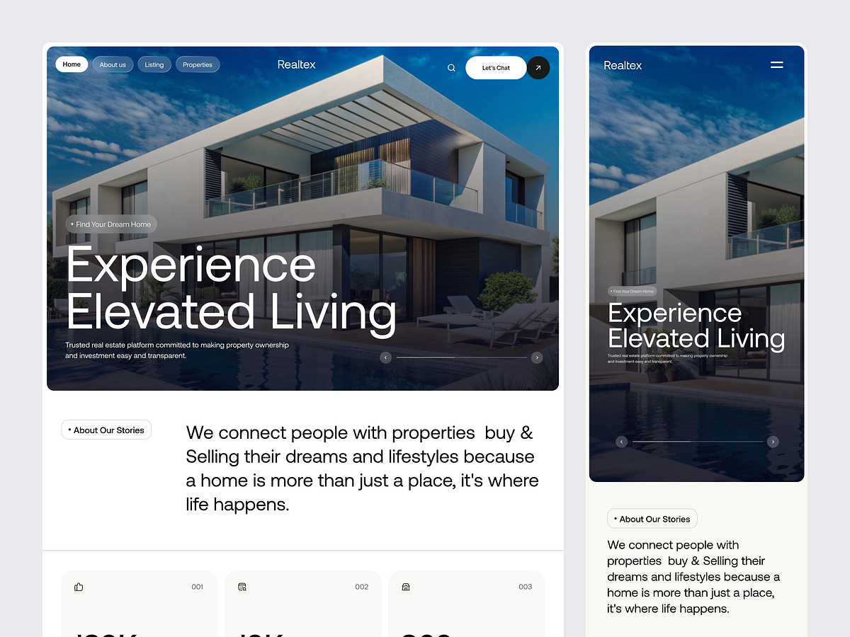 Realtex - Real Estate Website Design Image 0