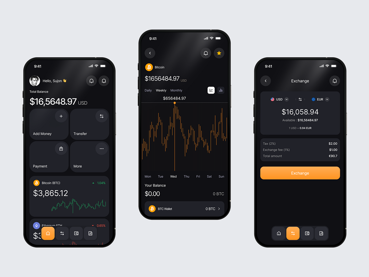 Crypto App - Finance management