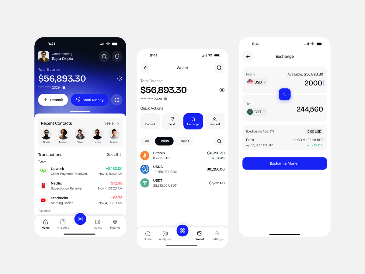 Crypto App Design Image 2