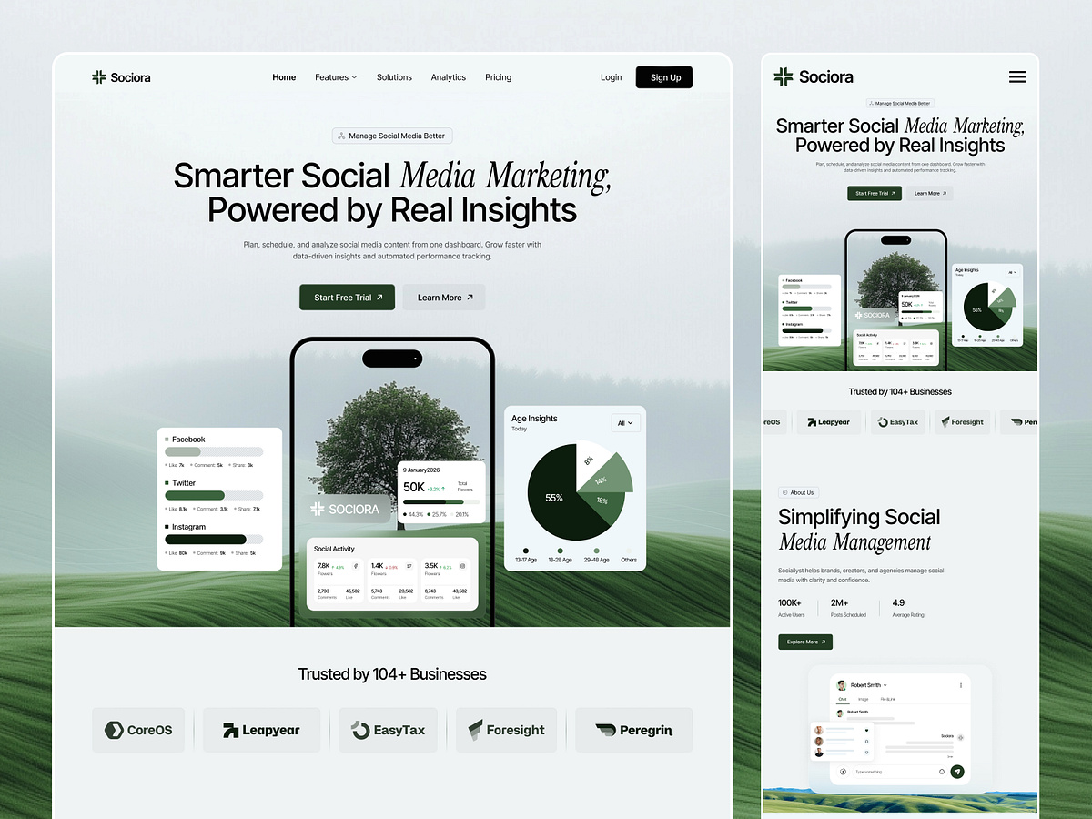 SaaS Landing Page Image 1