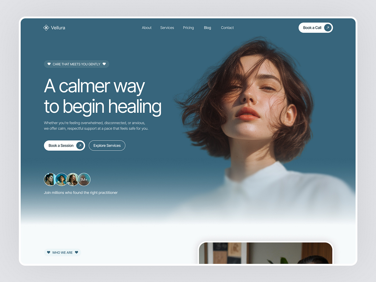 Mental Health Website Design Image 0