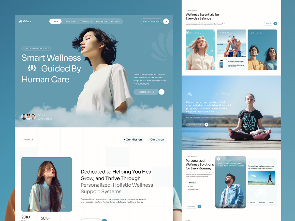 Velara - Wellness Website Design