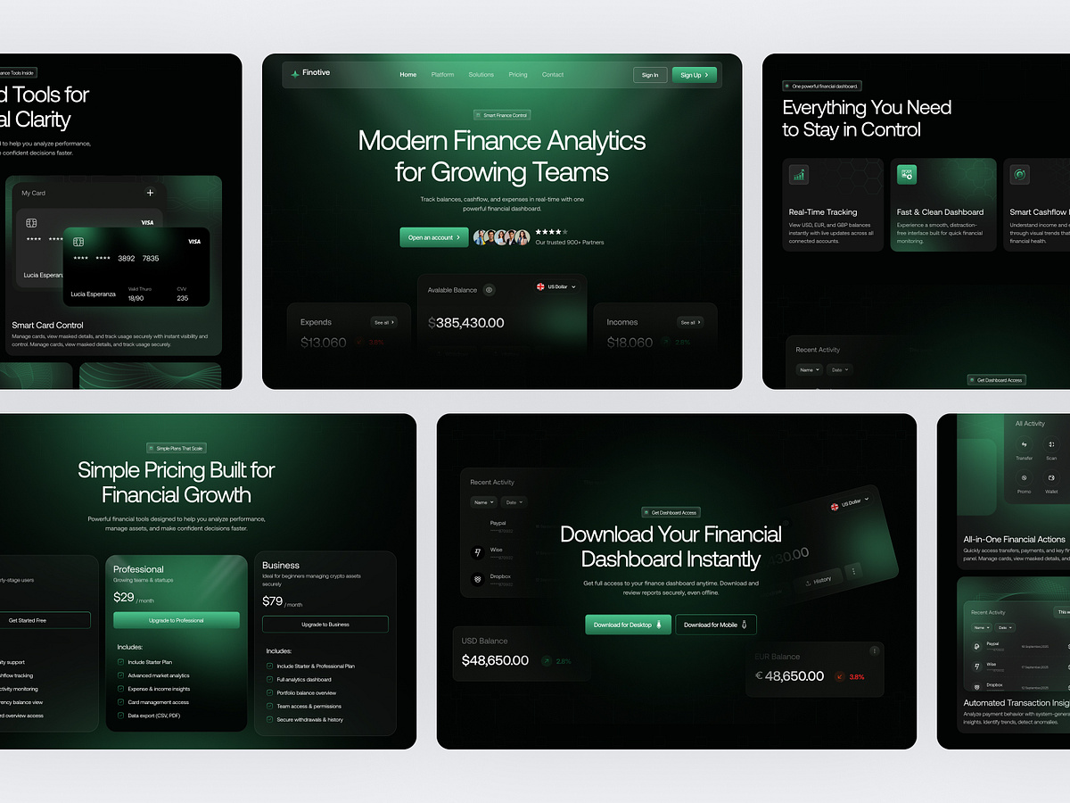 SaaS Website - Finance Management Image 2