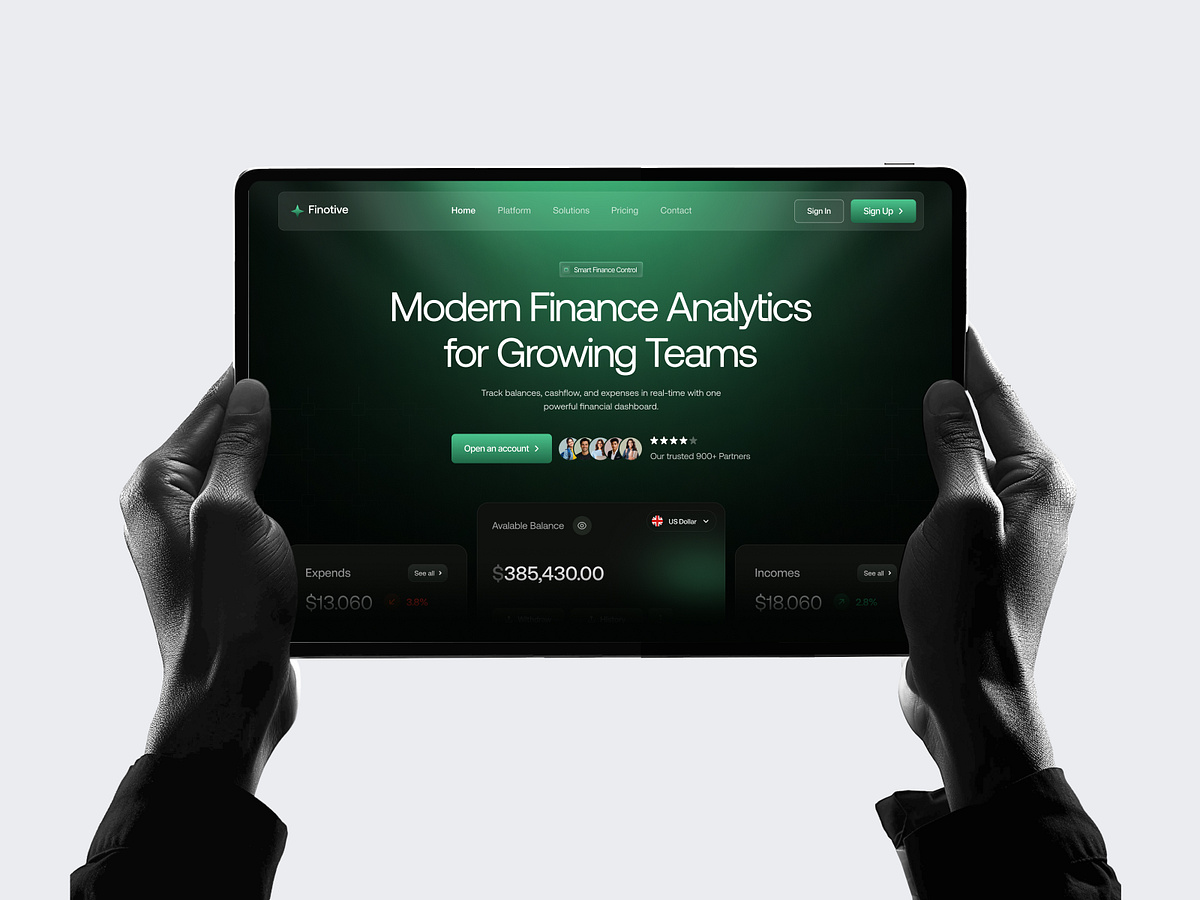 SaaS Website - Finance Management Image 3