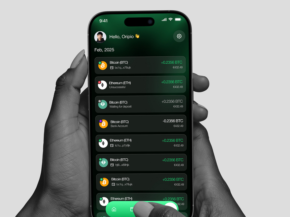 Zypto – Crypto Wallet App Design Image 0