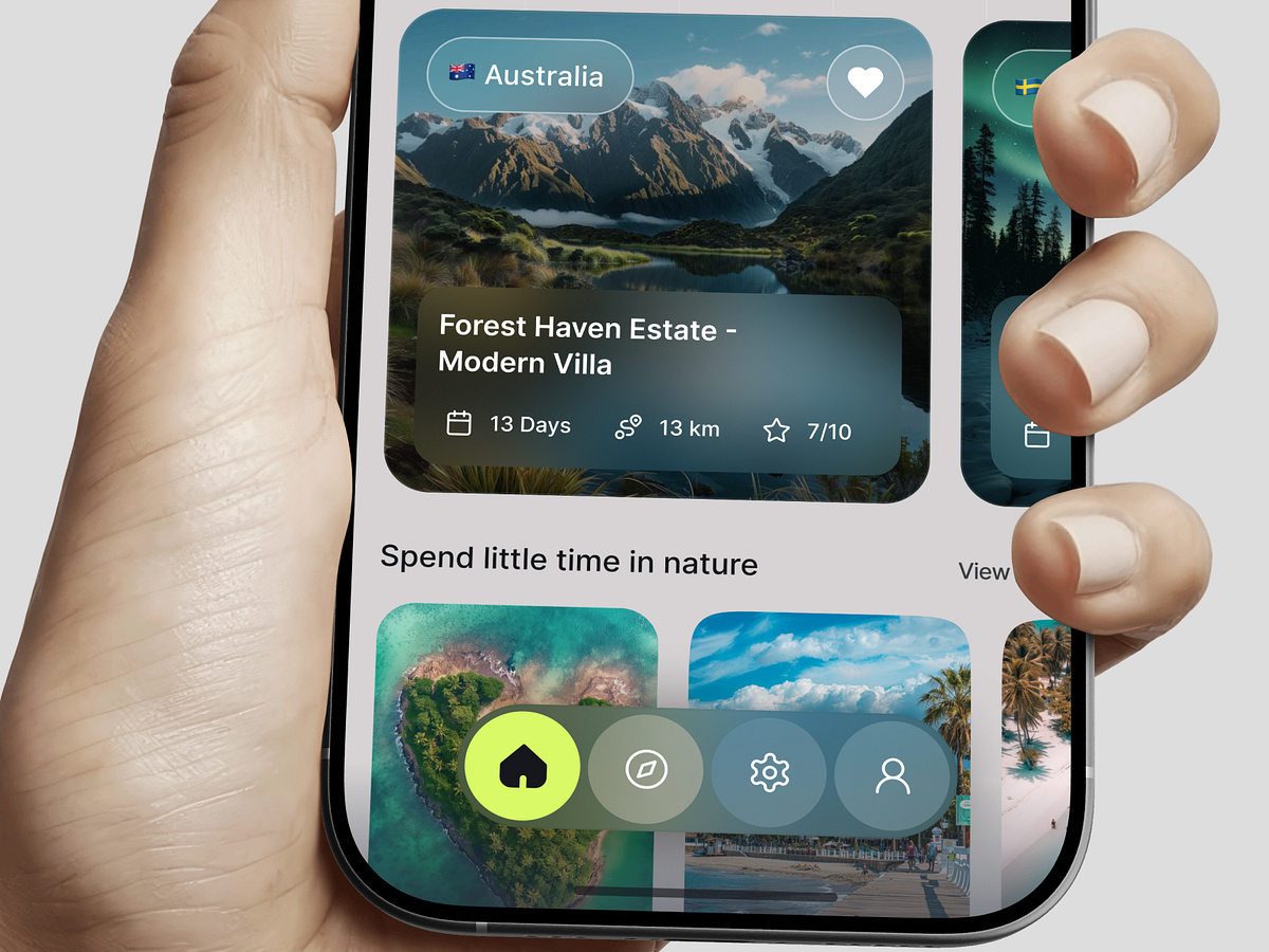 Travel Booking App Design Image 0