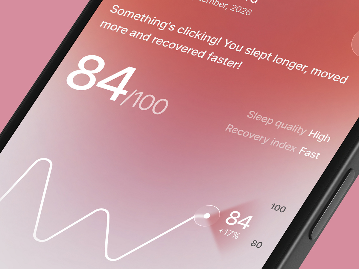 Oripova - Health Tracker App Design Image 0