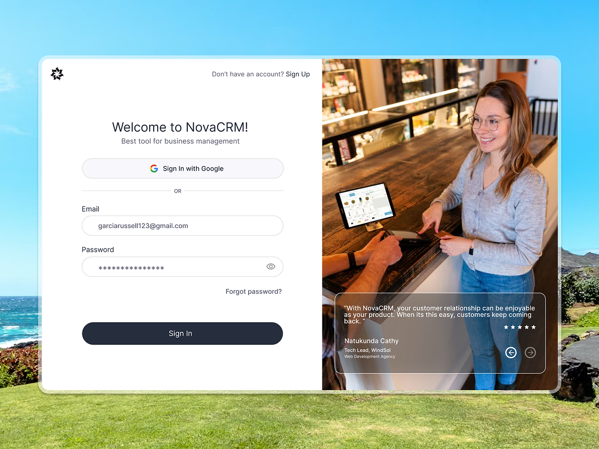 CRM — Unified Intelligence - SaaS Dashboard Image 0
