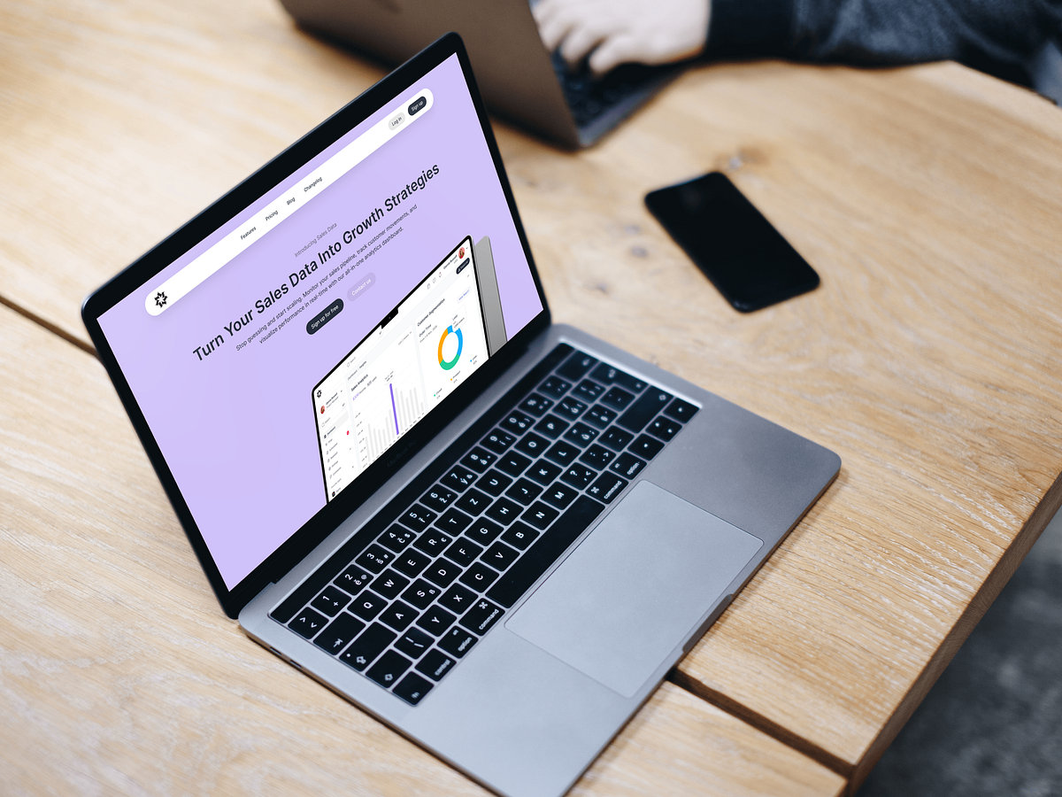 CRM Intelligence Landing Page Design Image 0