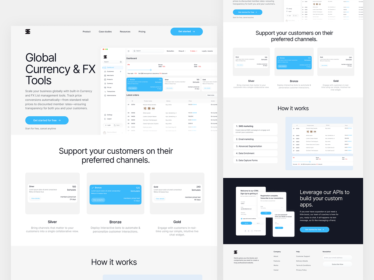 SaaS Landing Page - Website