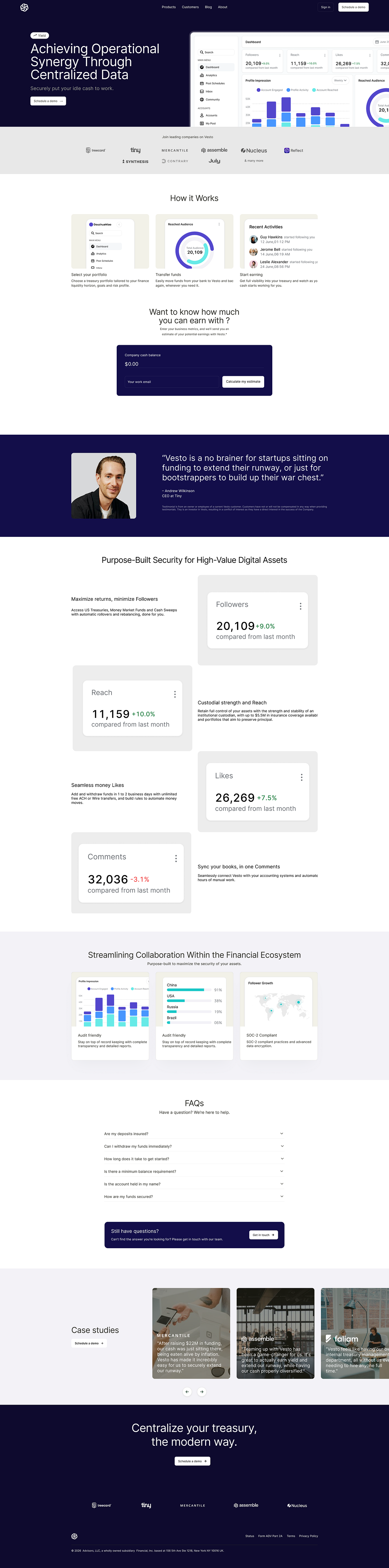 Modern SaaS Landing Page & Analytics Dashboard by Airzon Agency on Muzli