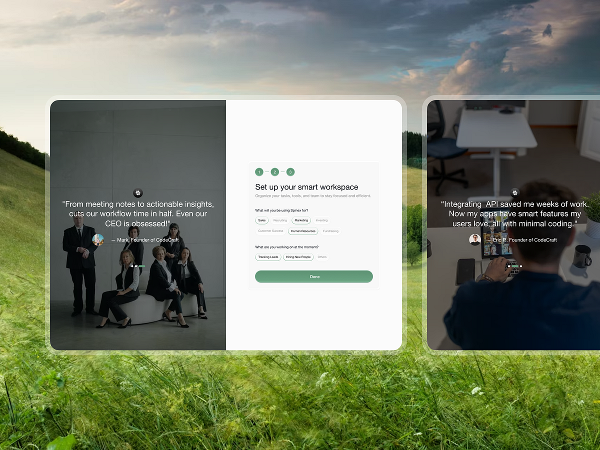 Smart Onboarding Flow UI/UX