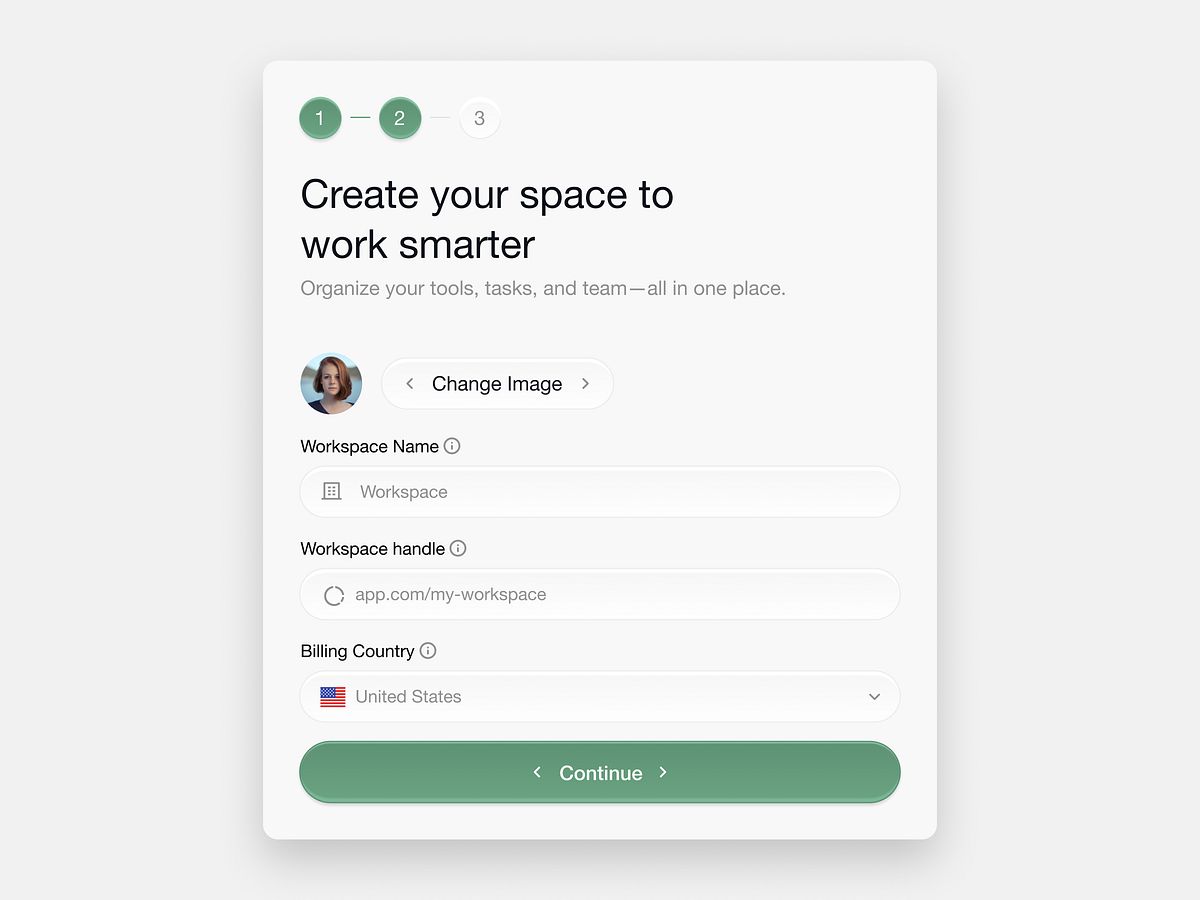 Smart Onboarding Flow UI/UX Image 1