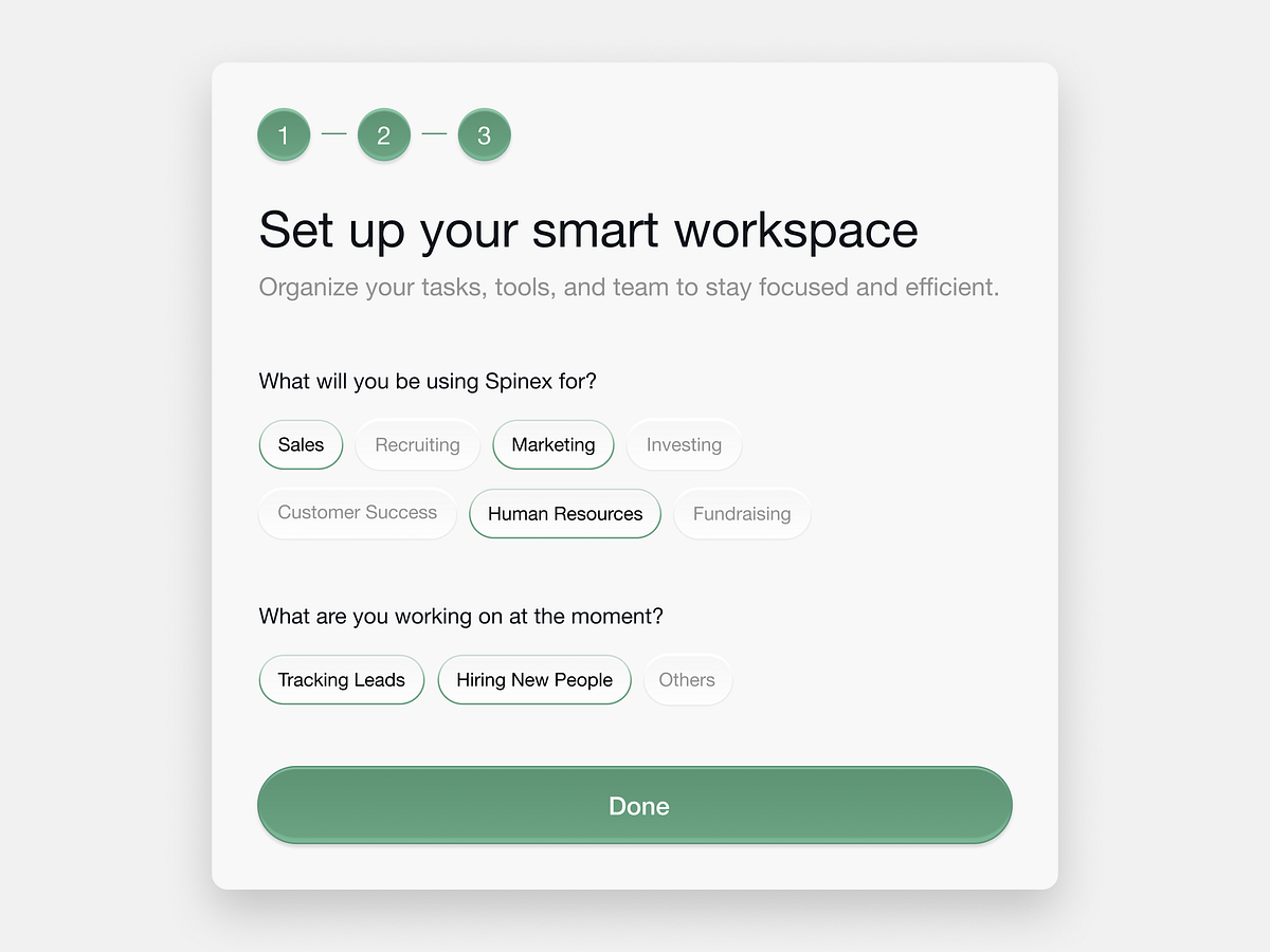 Smart Onboarding Flow UI/UX Image 2