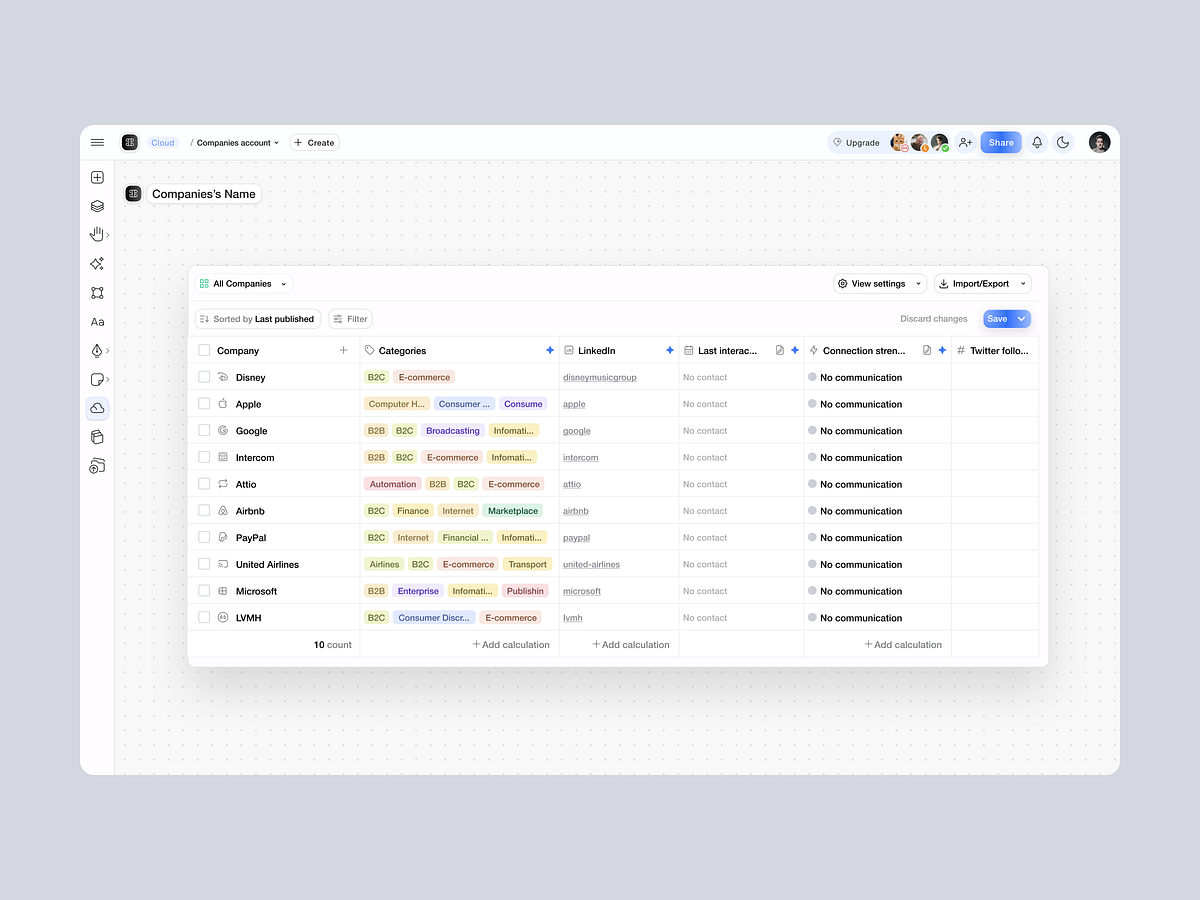 ☁️ Cloud CRM: Data Management Image 0