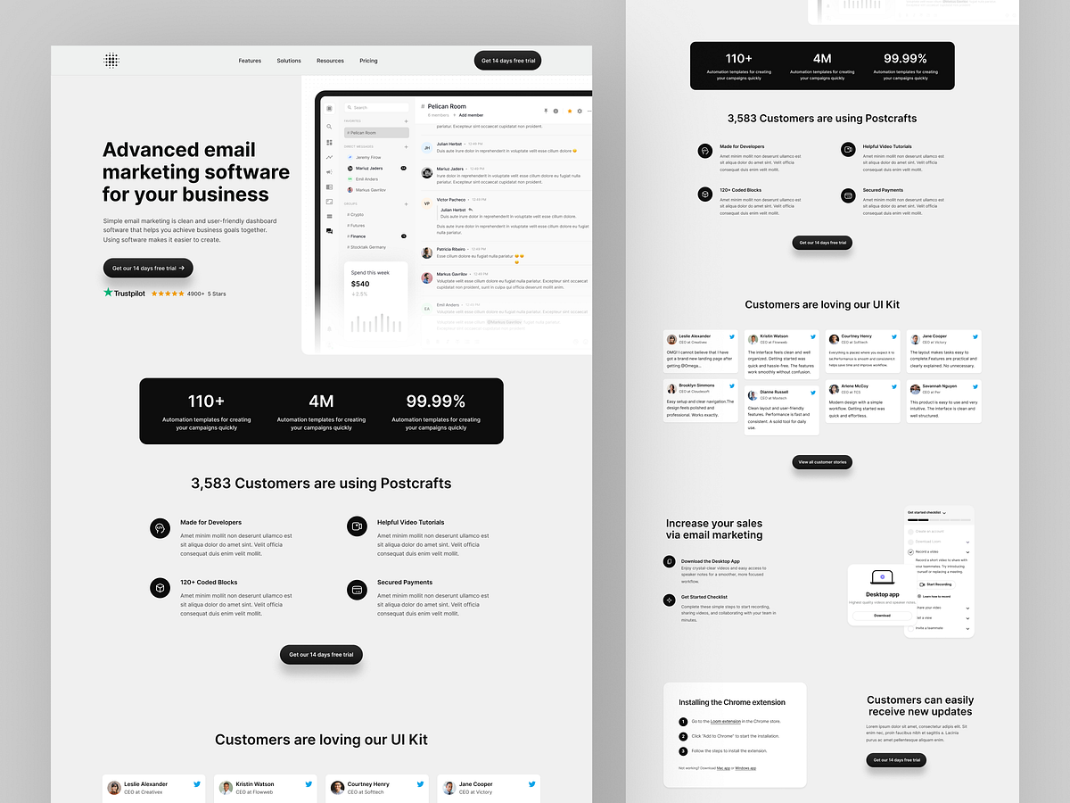 Web/Landing Page - UI/UX Design