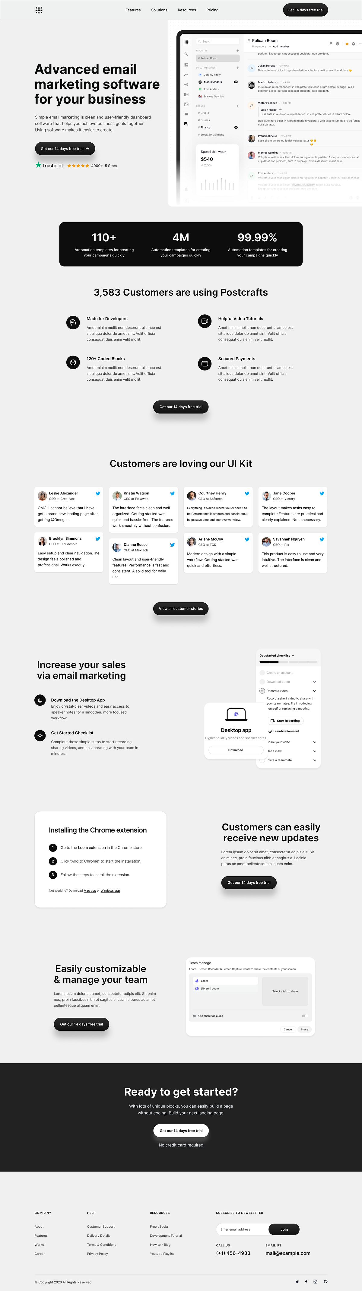 Web/Landing Page - UI/UX Design Image 0